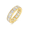 Aurelia Emerald Eternity Moissanite Ring
