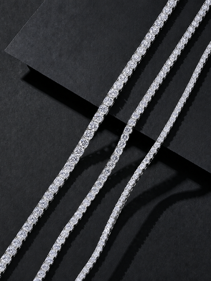 2mm Valérie Moissanite Tennis Necklace