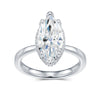 The Aura Marquise Moissanite Ring