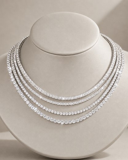 Maëlys Classic CZ Tennis Necklace