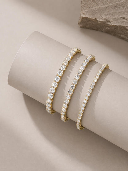 4mm Valérie Moissanite Tennis Bracelet