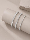 4mm Valérie Moissanite Tennis Bracelet