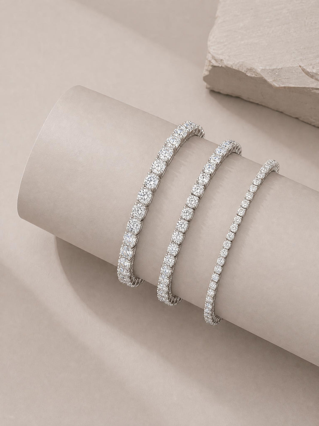 4mm Valérie Moissanite Tennis Bracelet