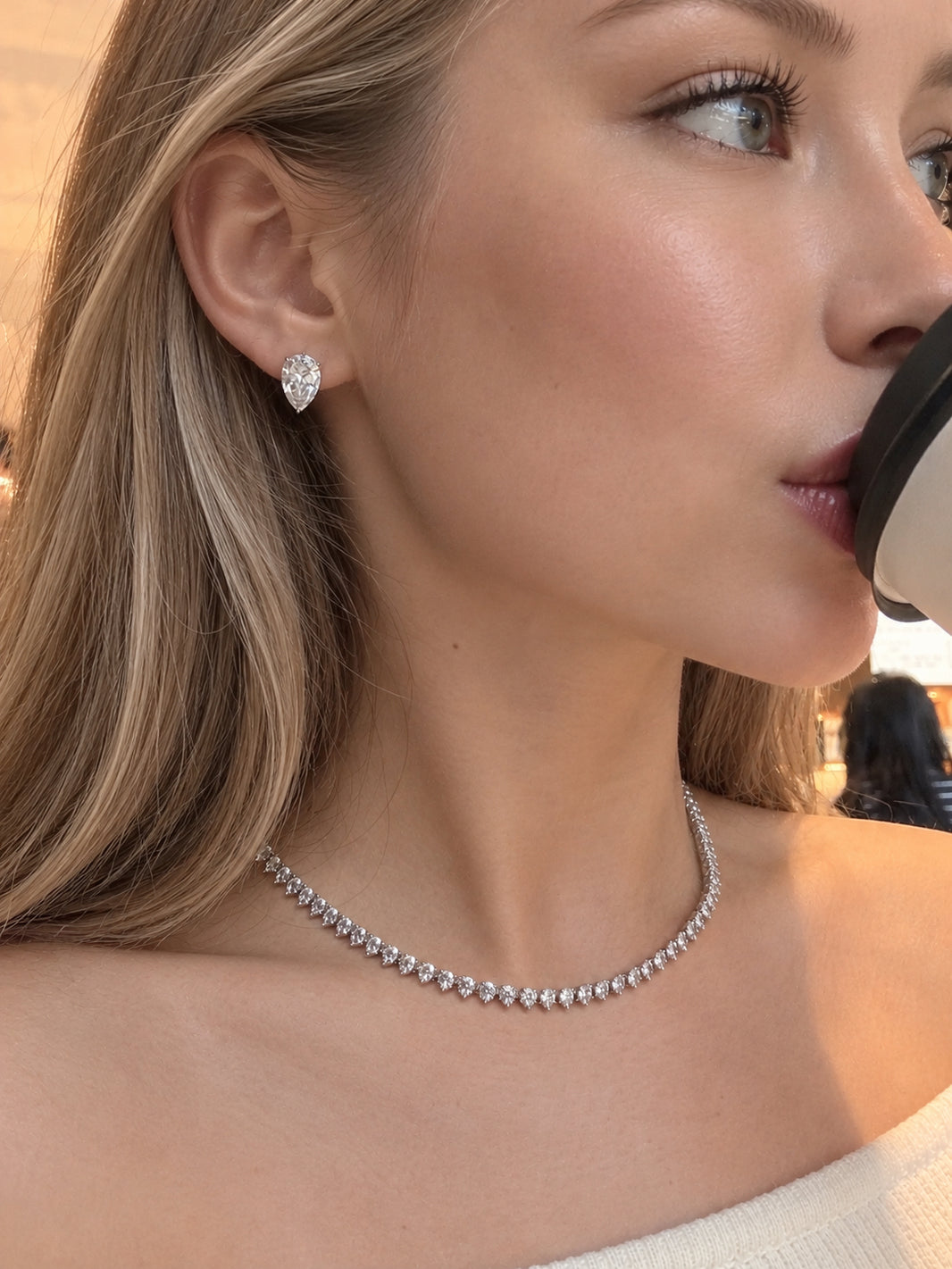 Genevieve Pear-Cut Set