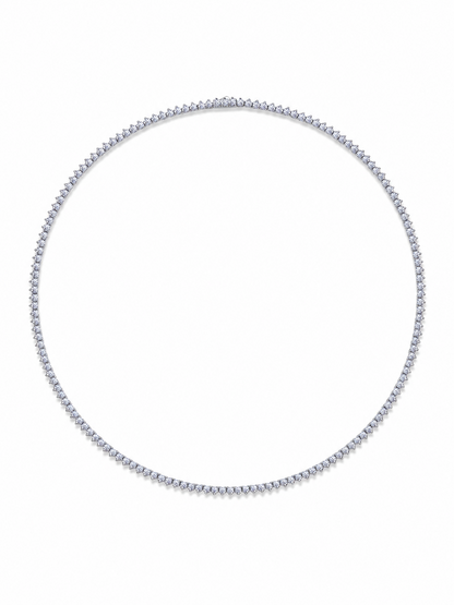 Mathilde Graduated Moissanite Tennis Necklace