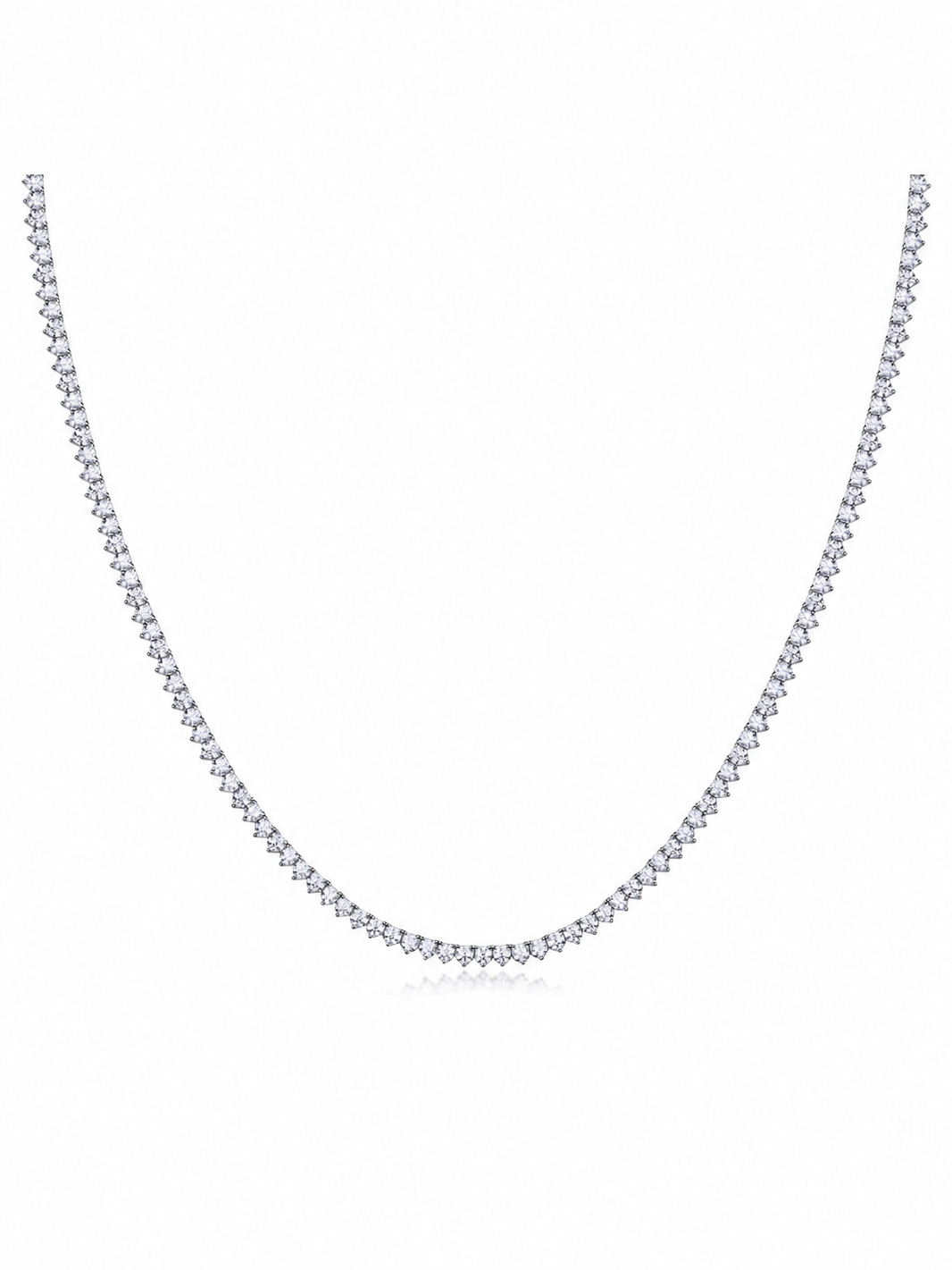 Mathilde Graduated Moissanite Tennis Necklace