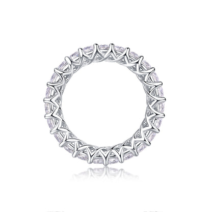 Celeste Eternity Moissanite Ring