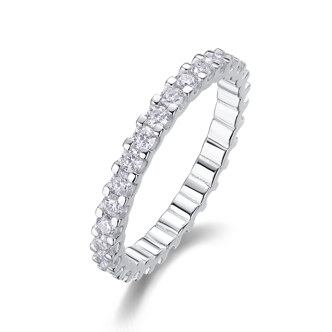 Luna Eternity Moissanite Ring