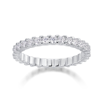 Luna Eternity Moissanite Ring