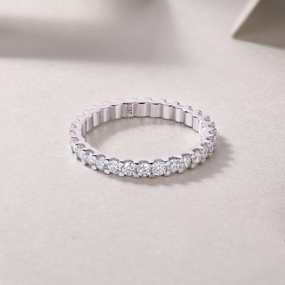 Luna Eternity Moissanite Ring