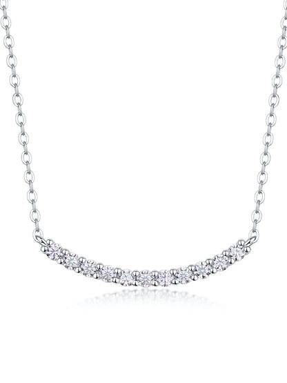 Giselle Curve Moissanite Necklace