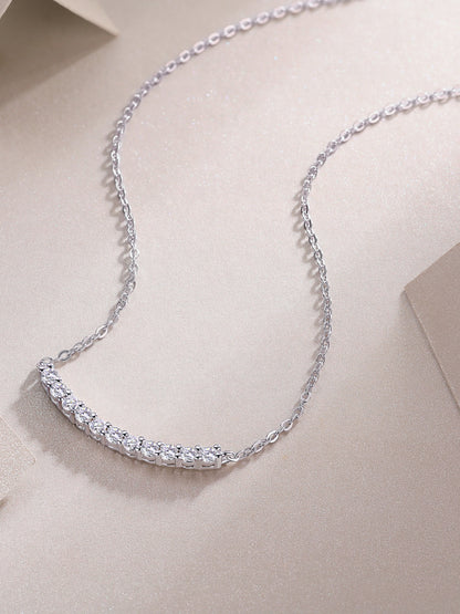 Giselle Curve Moissanite Necklace